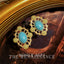 Amber Teardrop Earrings