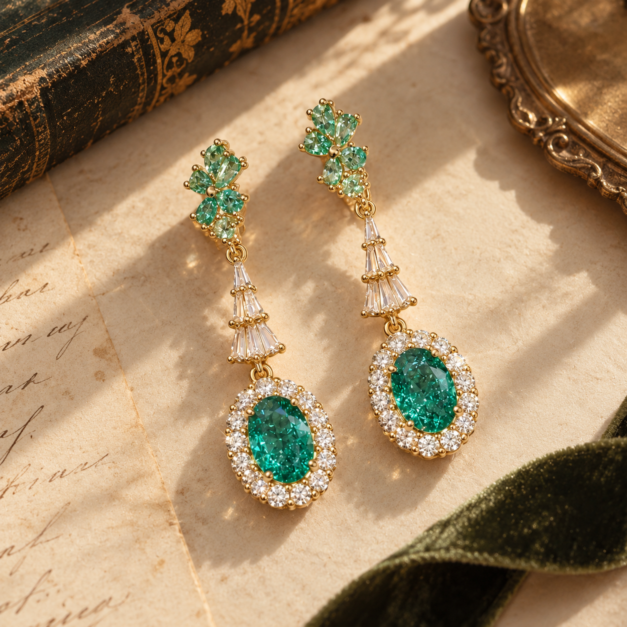 Verdant Era Drop Earrings Secondary image