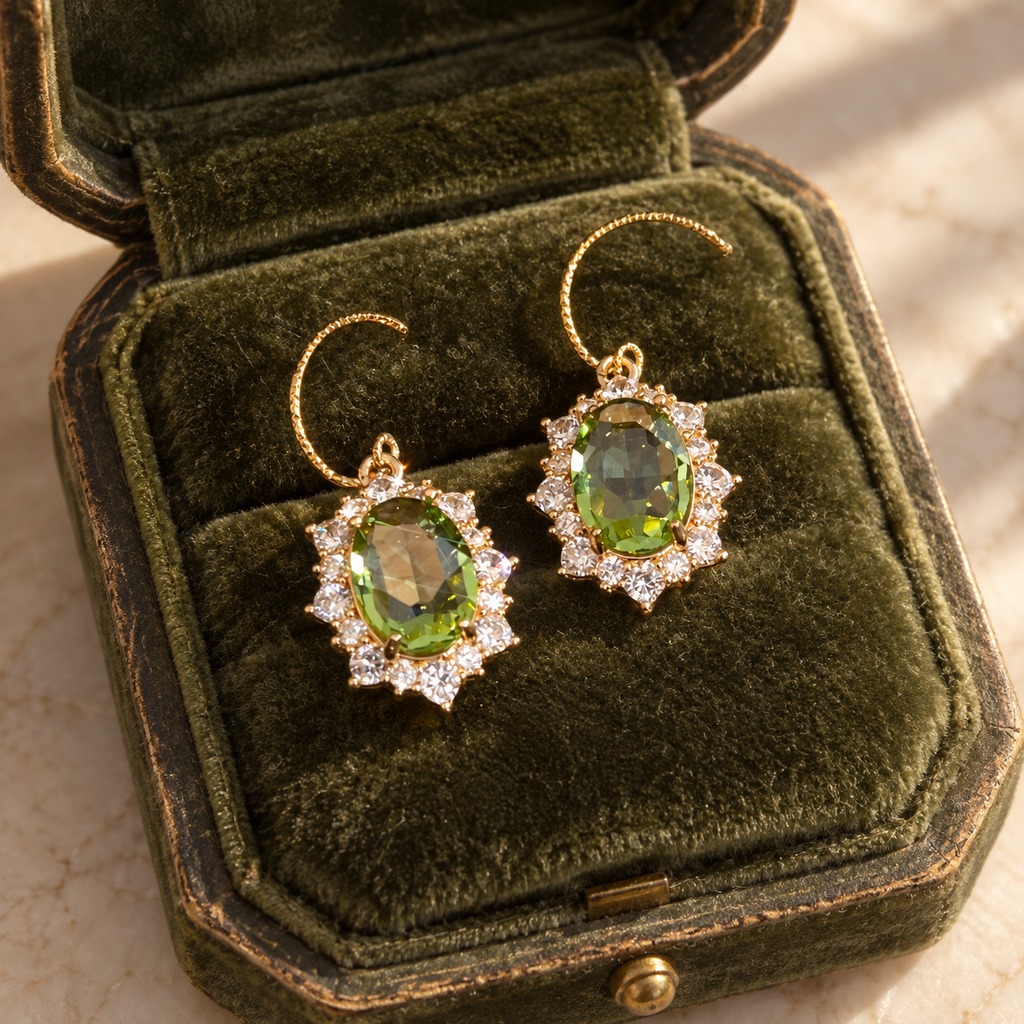 Crystal Butterfly Earrings