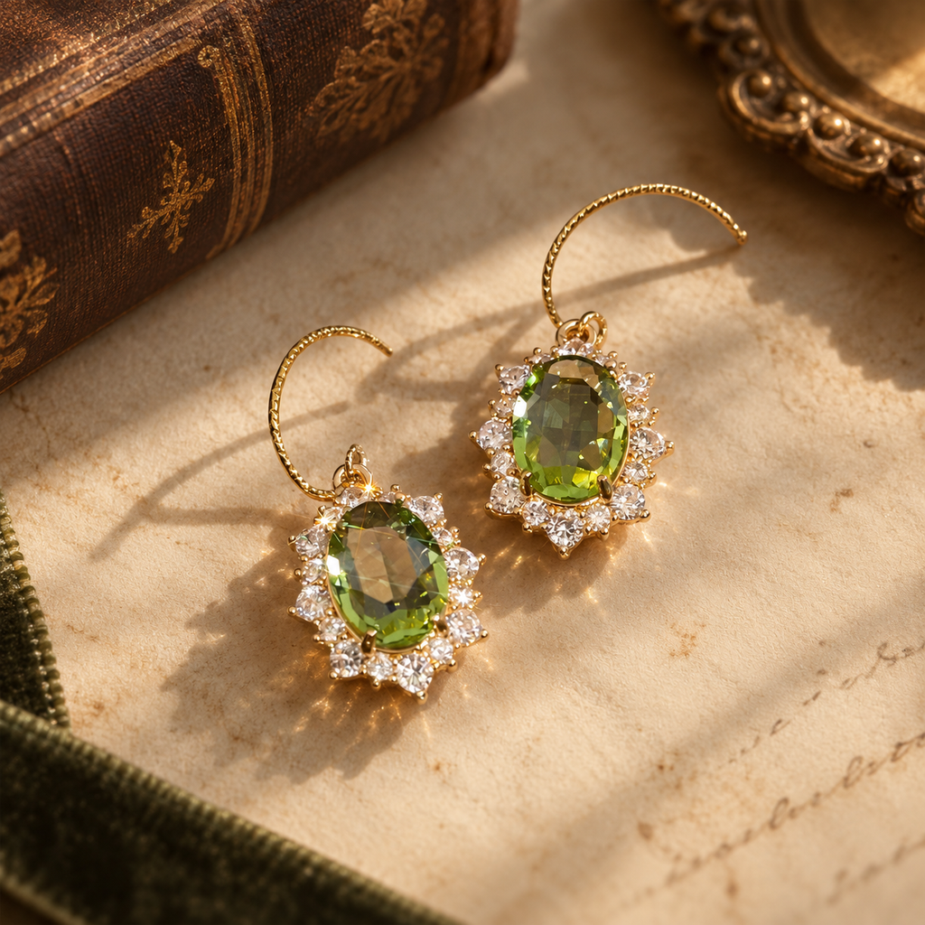 Crystal Butterfly Earrings