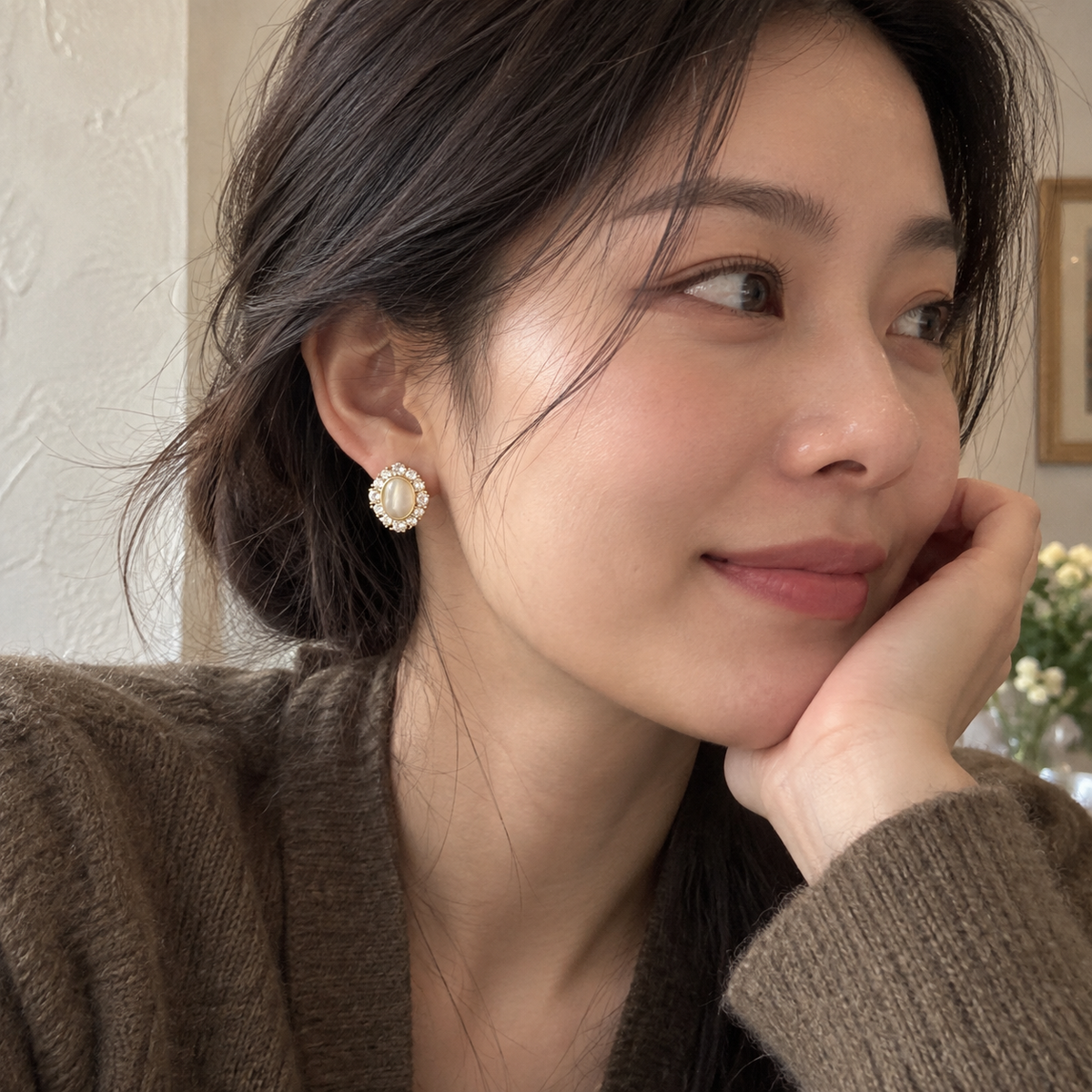 Red Saddle Earrings